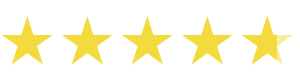 Stars representing a high rating